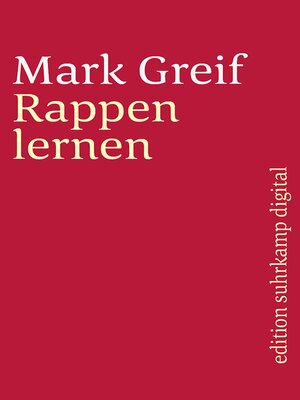cover image of Rappen lernen